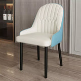 Chaises salon en cuir PU rembouré