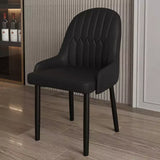 Chaises salon en cuir PU rembouré